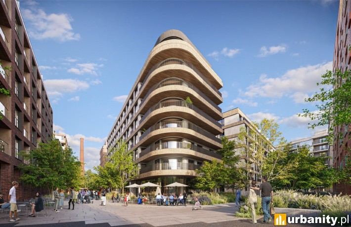 Browary Tarnowskie, wizualizacja. wiz. APA Wojciechowski Architekci