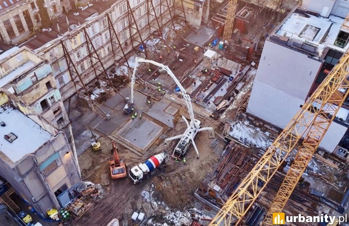 Kwartał Dworcowa, styczeń 2026 roku, fot. Chemobudowa