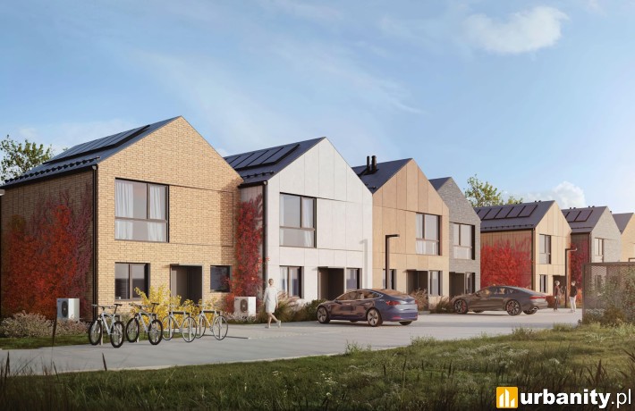 Wizualizacja osiedla Przystanek Ursus w Warszawie, wiz. materiały dewelopera