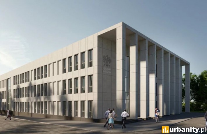 Nowy gmach sądu w Bełchatowie , wiz. UM Bełchatów