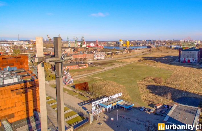 Teren inwestycji w sąsiedztwie ECS, Gdańsk
