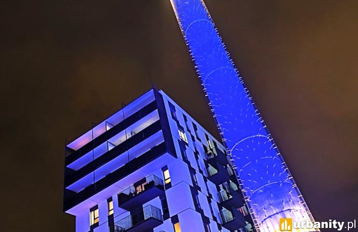 Gotowa wieża na terenie osiedla na poznańskich Jeżycach, fot. mat. prasowe