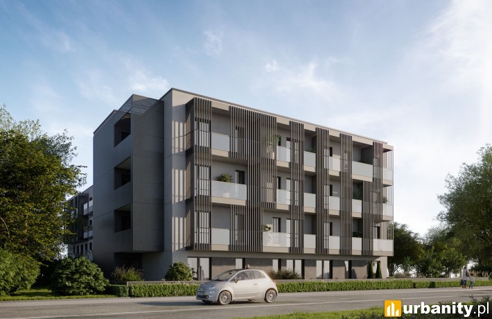 Projekt akademika przy Pułaskiego w Poznaniu, wiz. Easst