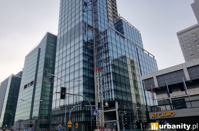 Powstający wieżowiec AND2 w Poznaniu, fot. materiały prasowe