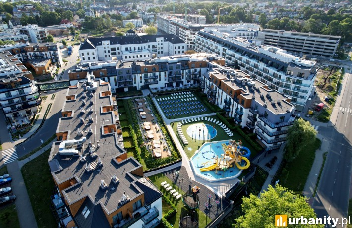 Aqua Resort - widok na plac zabaw z lotu ptaka, fot. materiały prasowe