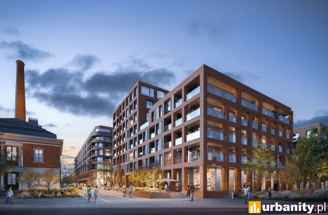 Browary Tarnowskie, wizualizacja. wiz. APA Wojciechowski Architekci