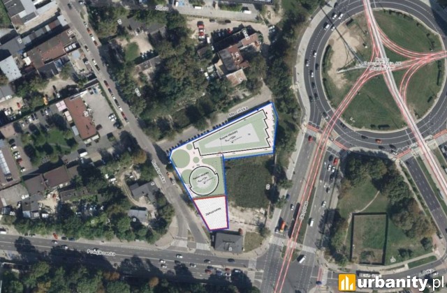 Lokalizacja przedsięwzięcia, mapa podglądowa, źródło: mapa.um.warszawa.pl