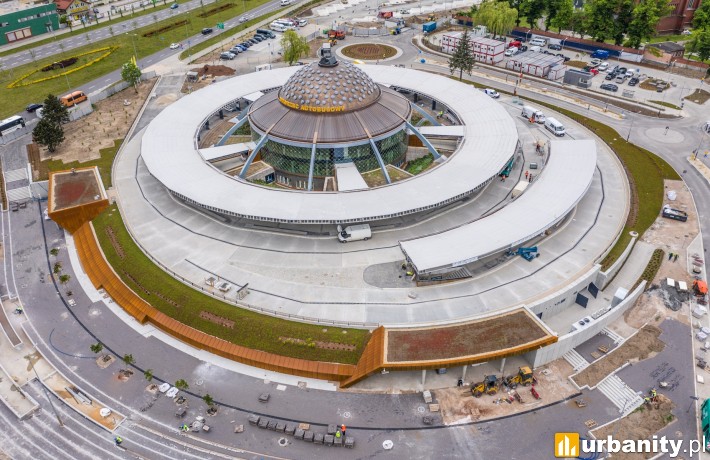 Tak obecnie wygląda Centrum Komunikacyjne w Kielcach, fot. Budimex