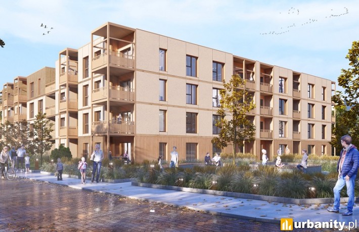 Projekt inwestycji TBS przy ul. Derkaczy w Wawrze, fot. materiały inwestora