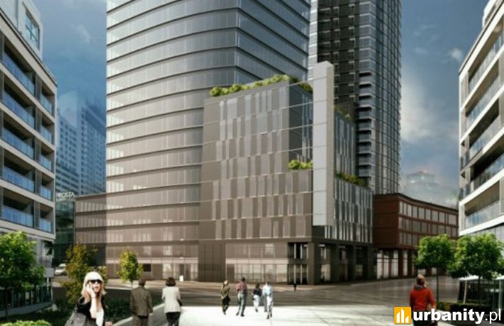 Pierwotny projekt zabudowania działki przy ulicy Łuckiej 7/9