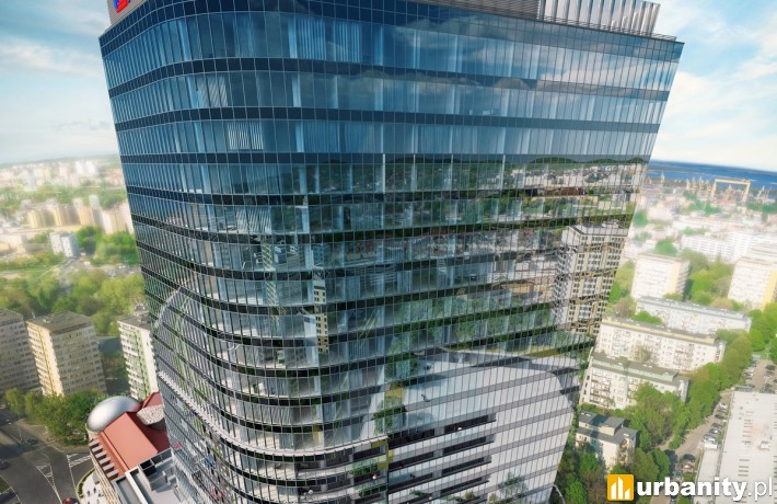 Projekt wielofunkcyjny Hanza Tower w Szczecinie