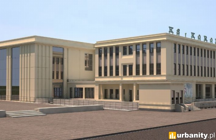 Zmodernizowany gmach kompleksu KS Korona, wiz. ZIS Kraków