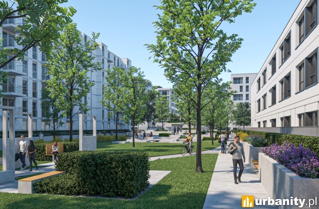Projekt inwestycji Nowy Ursus w Warszawie, wiz. Ronson