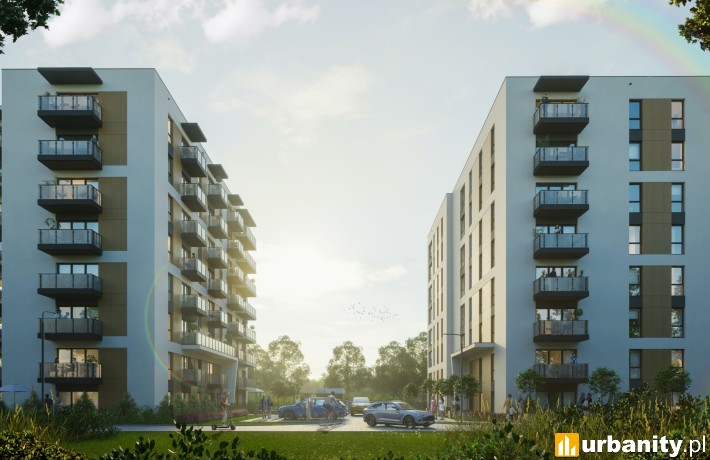 Ocean Apartments w Krakowie, wiz. materiały dewelopera
