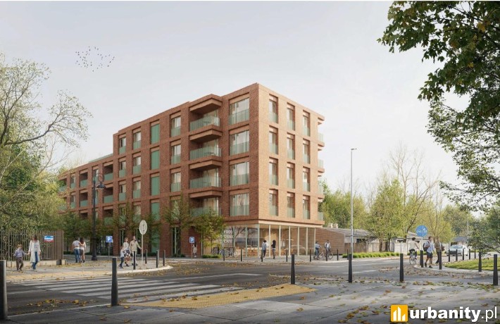 Projekt inwestycji przy ulicy Ostroroga na warszawskiej Woli, wiz. materiały inwestora