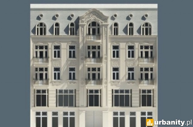 Tak wyglądał projekt odbudowy kamienicy przy Piotrkowskiej 58, fot. materiały inwestora