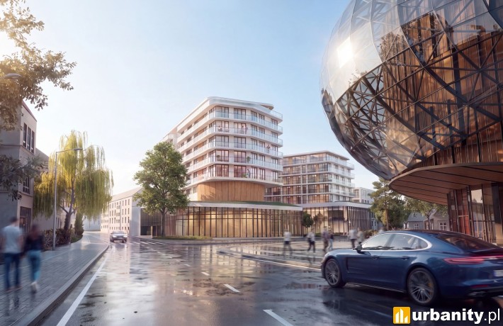 Powstanie Planetarium obok Cavatina Hall, wizualizacja, wiz. materiały inwestora