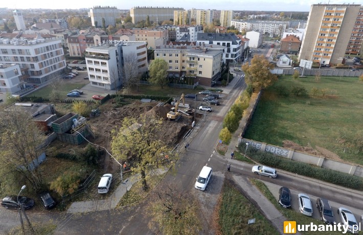 Działka, na której powstanie Rezydencja Winiary