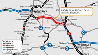Jest zgoda na budowę najdłuższego odcinka S10 pomiędzy Bydgoszczą a Toruniem