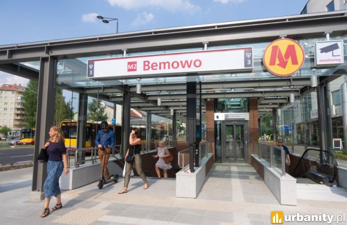 Stacja Bemowo II linii metra w Warszawie, fot. R. Motyl