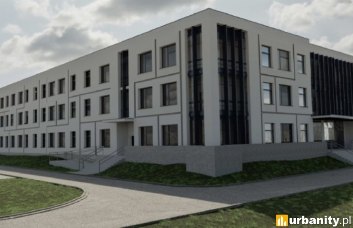 Nowa Szkoła Podstawowa Specjalna nr 26 w Lublinie, wizualizacja, wiz. Strabag
