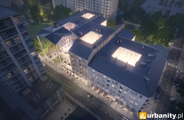 Koncepcja rewitalizacji trzech kamienic przy Waliców 10, 12 i 14, wiz. Grupa 5 Architekci
