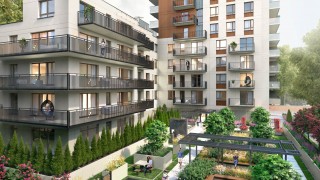 Apartamentowiec Cascade Residence na ukończeniu