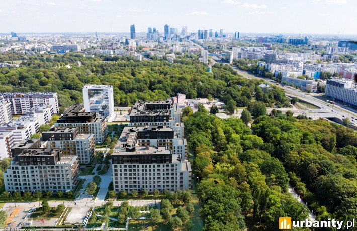 Projekt inwestycji CityFlow na warszawskiej Woli, wiz. materiały dewelopera