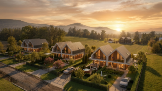 Cztery kolejne budynki w ramach drugiego etapu inwestycji Grupy Olikol w bliskim sąsiedztwie Karpacza