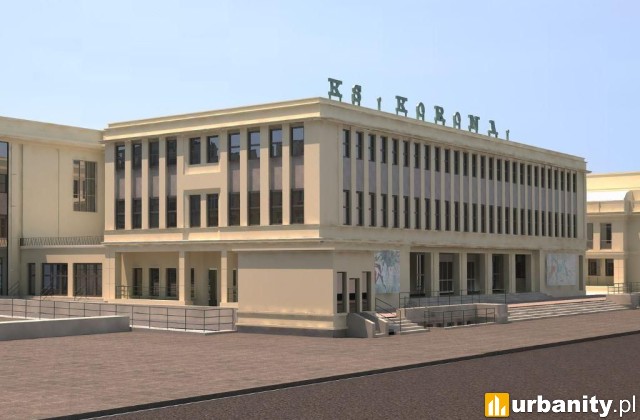 Zmodernizowany gmach kompleksu KS Korona, wiz. ZIS Kraków