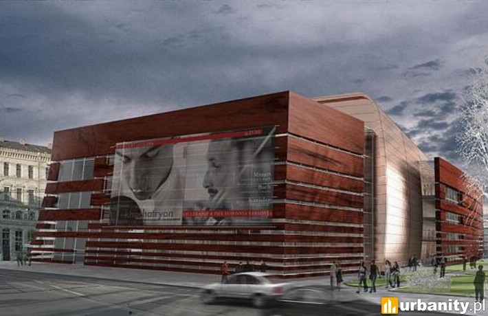 Wizualizacja Narodowego Forum Muzyki we Wrocławiu