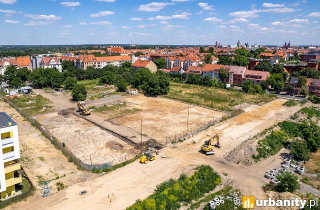 Pierwsze prace ziemne na działce osiedla Novaforma, fot. PCG