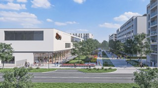 Projekt inwestycji Nowy Ursus w Warszawie, wiz. Ronson