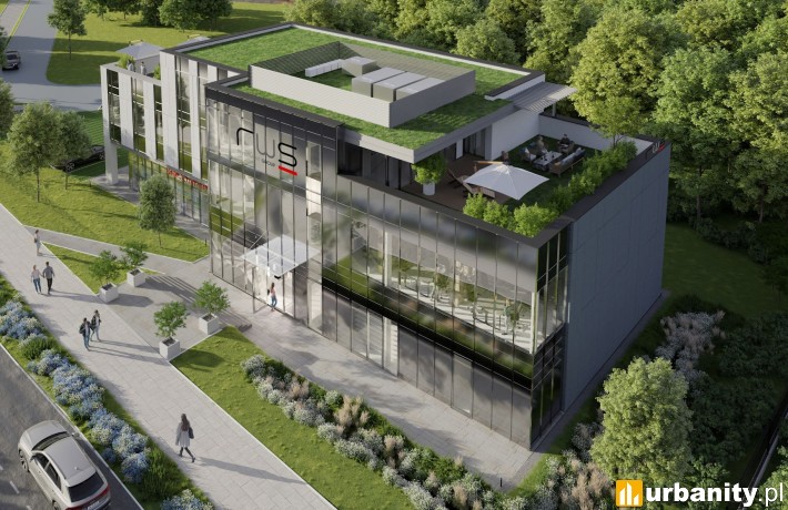 Projekt nowej siedziby RWS Investment Group w Gdańsku, wiz. materiały inwestora