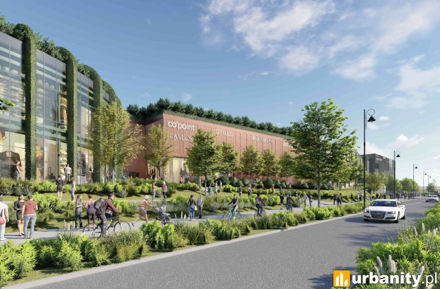 Projekt inwestycji Wilanów Park w Warszawie, wiz. materiały inwestora