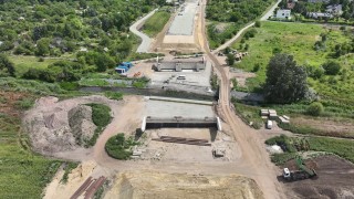 Wschodnia Obwodnica Wrocławia coraz bliżej domknięcia. Powstają most, wiadukt i półtunel