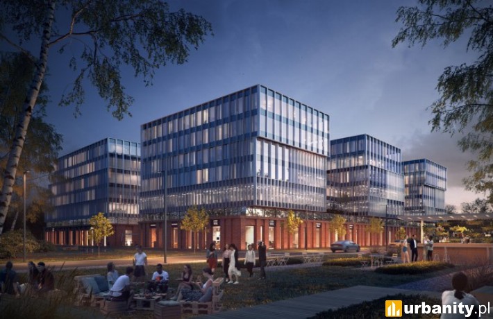 Kompleks hotelowo-biurowy przy Fabrycznej we Wrocławiu, wiz. Q2 Studio