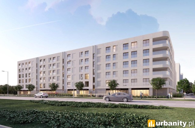 Projekt inwestycji mieszkaniowej na działce przy ulicy Mickiewicza 63, wiz. materiały dewelopera