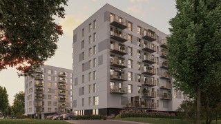 Wizualizacja osiedla Mista Kraków, wiz. materiały dewelopera