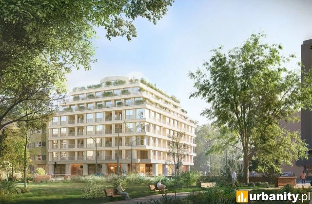 Narutowicza 75a, projekt inwestycji w trybie lex deweloper, wiz. Design Lab Group