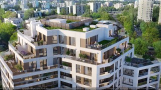 Projekt osiedla Cynamonowa na Ursynowie, wiz. materiały dewelopera