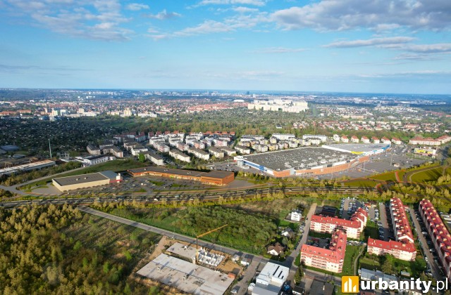 Park Handlowy RWS w Szczecinie, wizualizacja, wiz. materiały inwestora