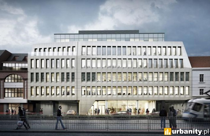 Wizualizacja biurowca Pegaz we Wrocławiu