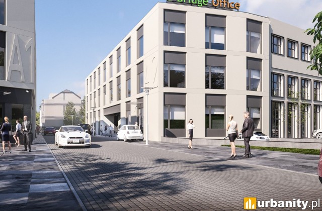 S-Bridge Office Park w Warszawie, wizualizacja, wiz. materiały inwestora