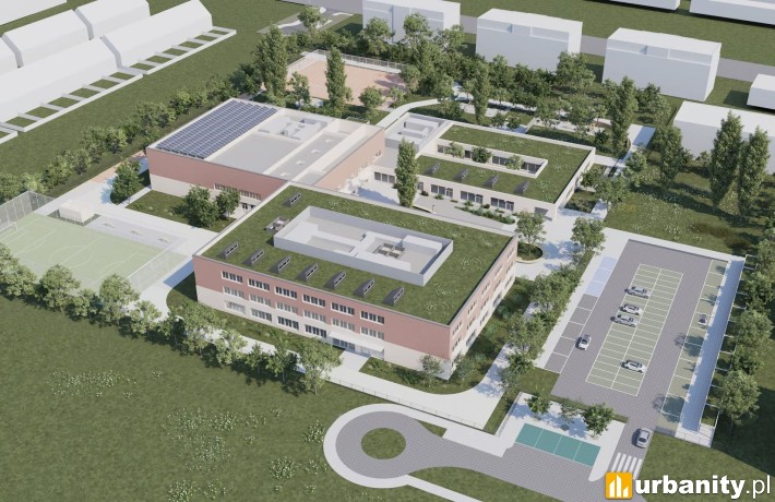 Nowa szkoła i przedszkole na Zwycięskiej we Wrocławiu, wiz. materiały inwestora