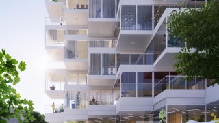 Koncepcja apartamentowca przy ul. Władysława IV w Gdyni, wiz. JEMS Architekci