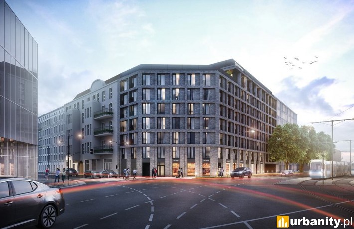 Projekt aparthotelu przy ulicy Krasińskiego we Wrocławiu