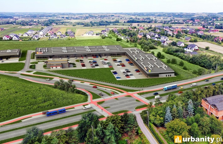 Wizualizacja inwestycji Atut Kocmyrzowska, wiz. materiały inwestora