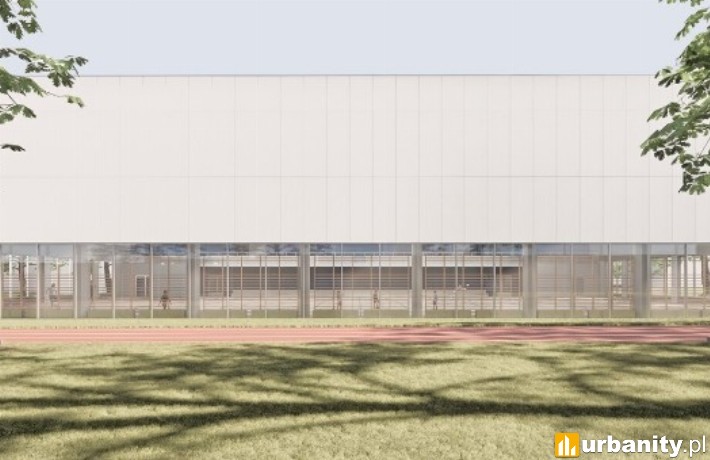 Projekt nowej hali sportowej w Śródmieściu, wiz. materiały inwestora