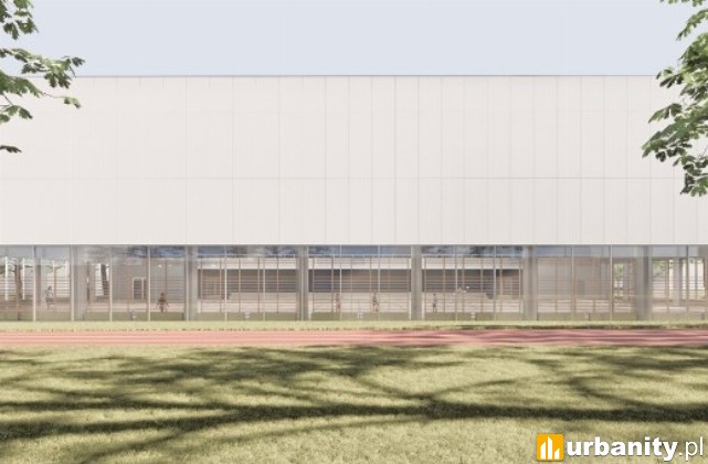 Projekt nowej hali sportowej w Śródmieściu, wiz. materiały inwestora